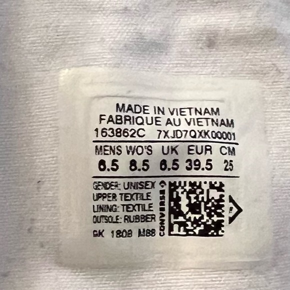 CONVERSE CHUCK TAYLOR ALL-STAR 70 HI (OFF WHITE) - Picture 7 of 9